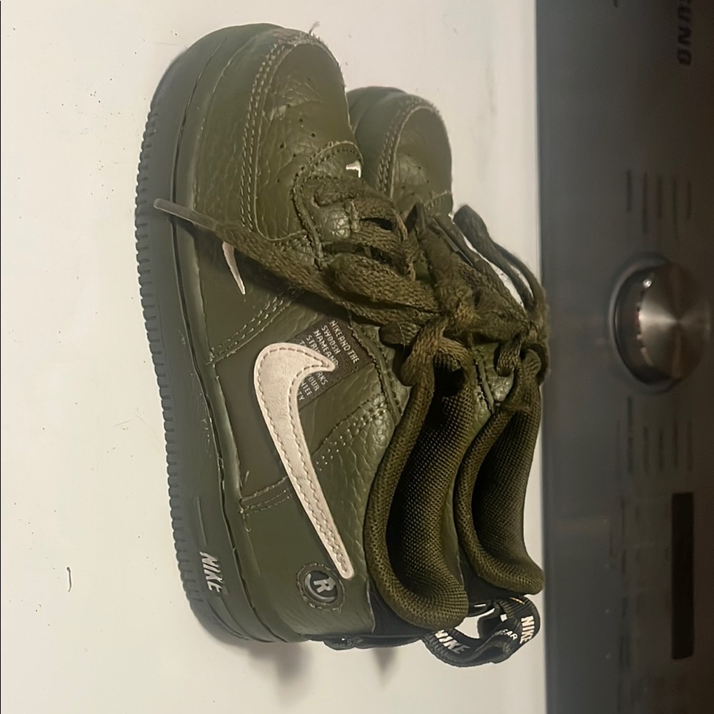 Nike Kids Olive Green Sneakers